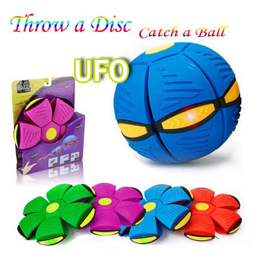 UFO Flat Throw Disc Ball Toy
