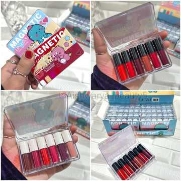 Waggy Waterproof HD Liquid Lipstick Makeup Kit (SET of 6)